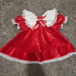 Vintage 80s 90s California Talk, Baby Girls Dress, Size 18 months